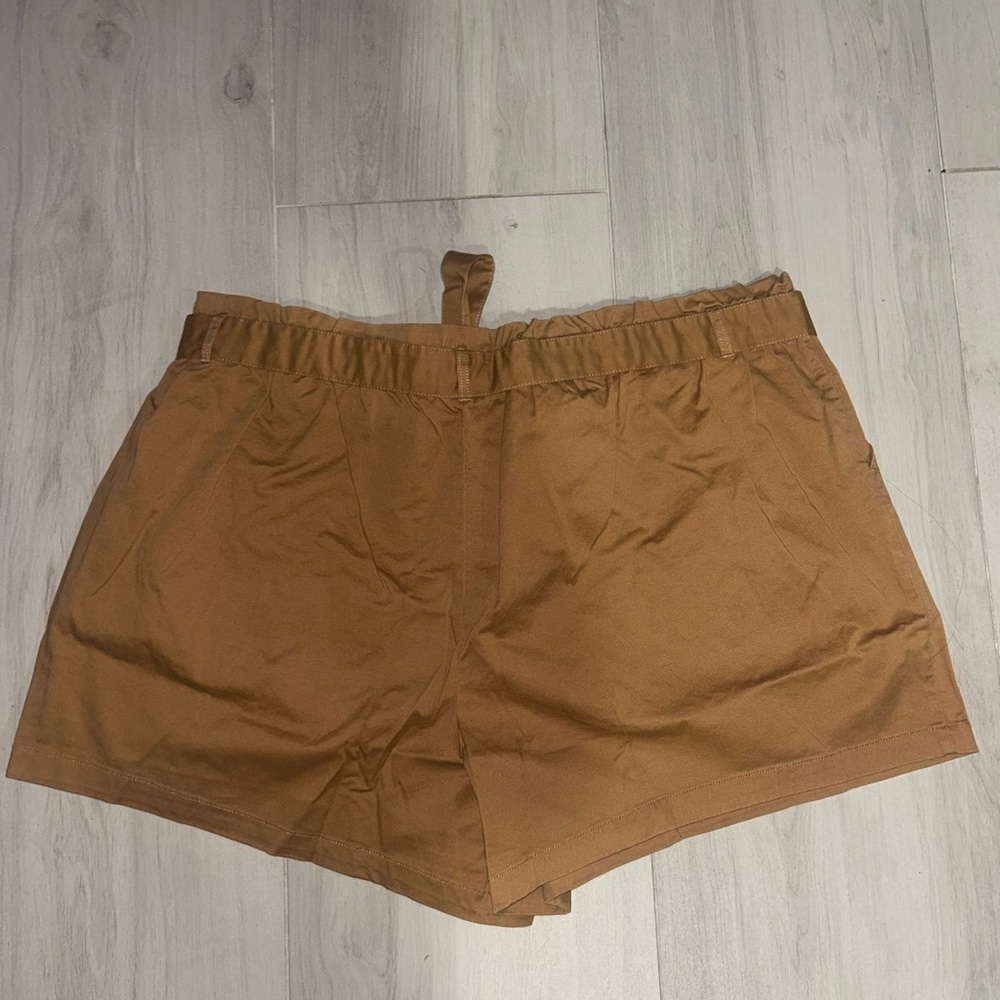 NEW Candace Cameron Bure Paperbag Tie Waist Short Size 3XP - Picture 6 of 8
